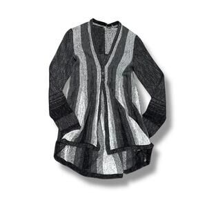 Nic+Zoe Women's Black and Grey Cardigan